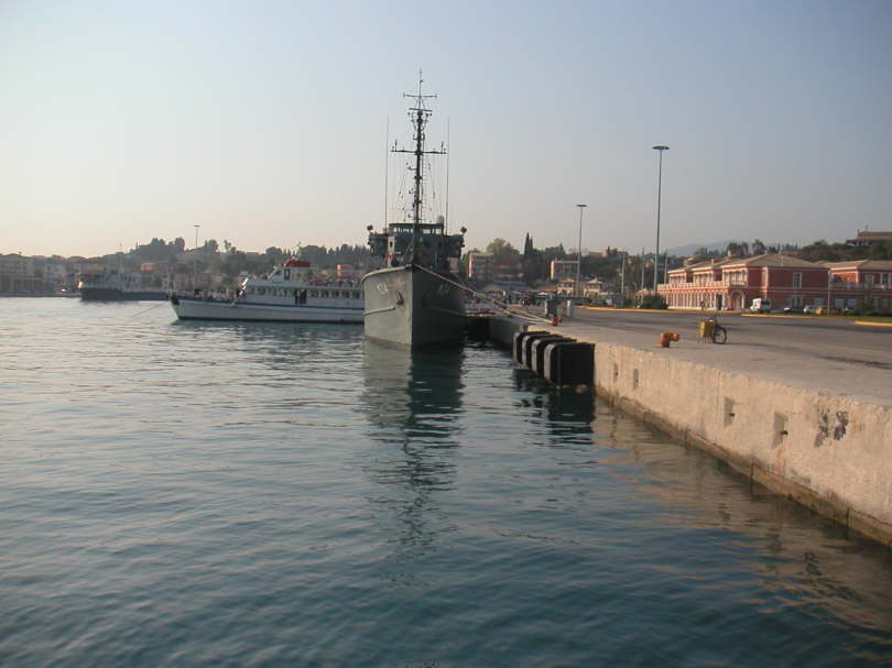 Der Hafen von Korfu.