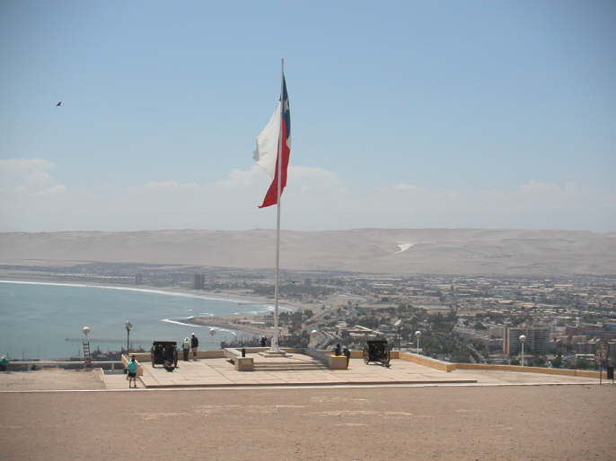 Der erste Hafen den wir anlaufen ist Arica, die n�rdlichste Stadt Chiles.