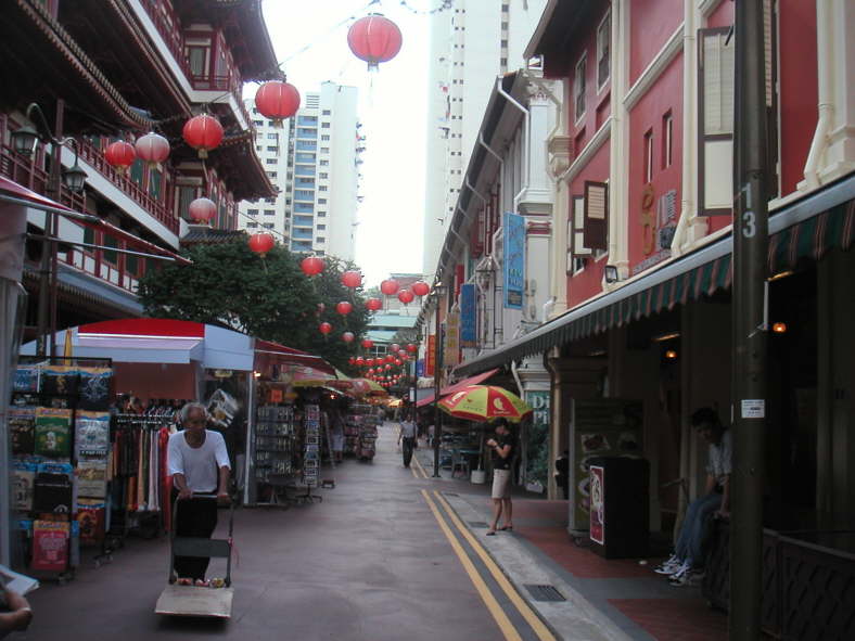 Das chinesische Viertel Chinatown.