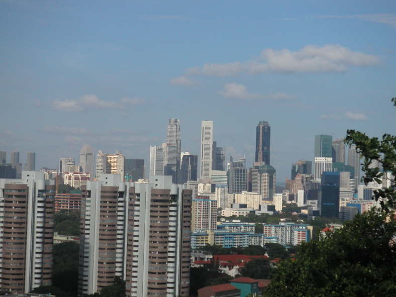 Aussichtspunkt Mount Faber mit einen 360 Grad Blick �ber Singapur.