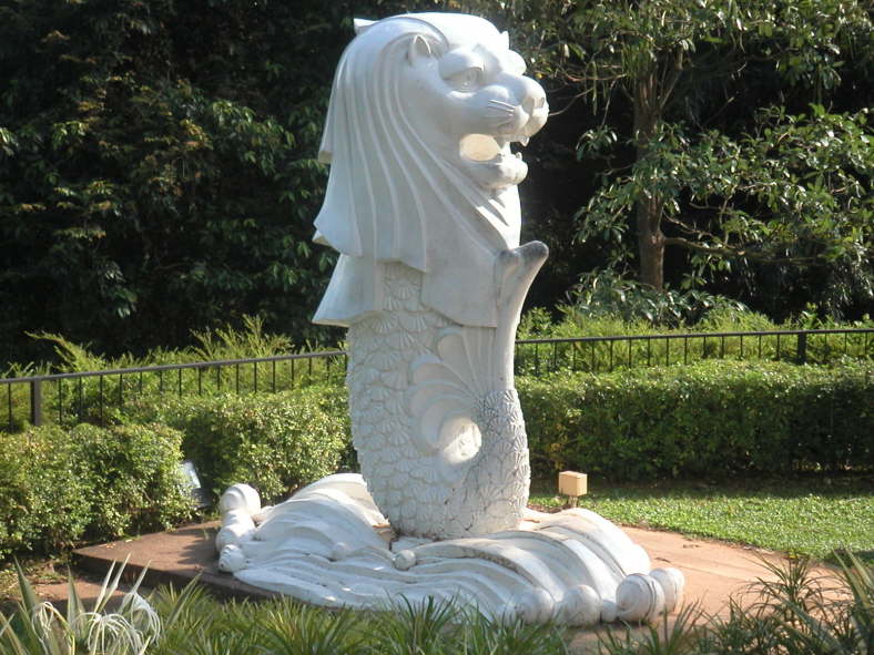 Der Name Singapur entstammt dem Sanskrit und bedeutet L�wenstadt.