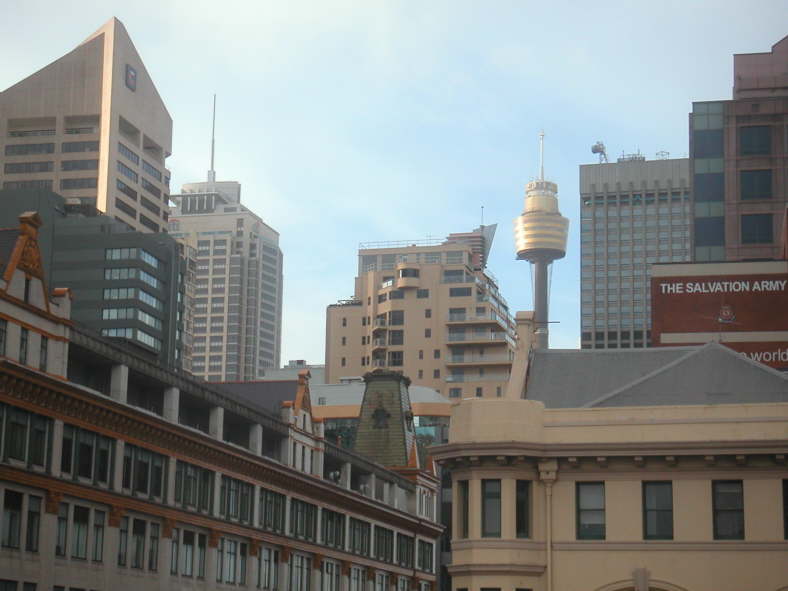 Blick aus unserem Hotelzimmer.
