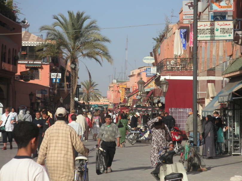 Marokko als Bezeichnung f�r das ganze Land ging aus dem Stadtnamen Marrakech hervor.