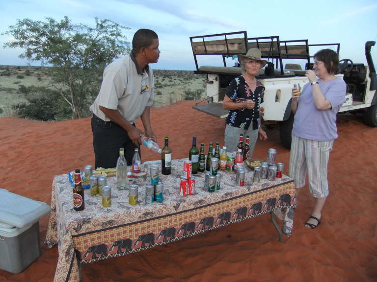 Die Kalahari Bar ist er�ffnet.