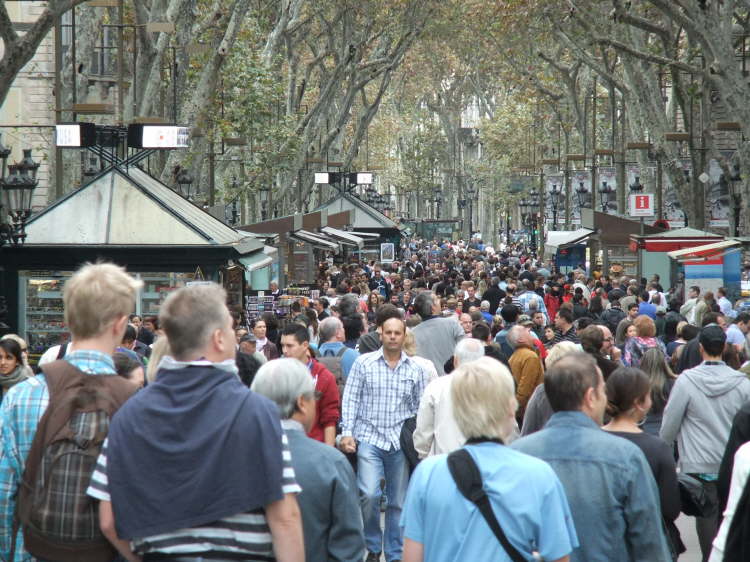 Die Flaniermeile La Rambla