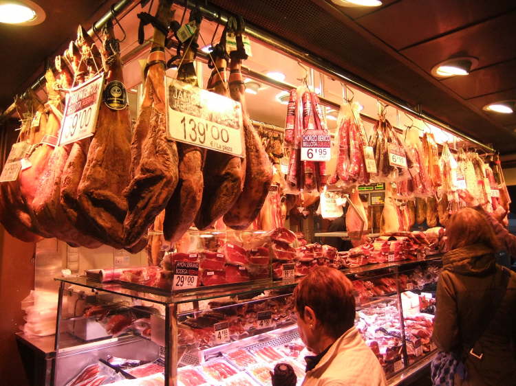 Die gr��te Markthalle in Barcelona