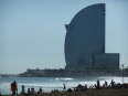 Das W Hotel am Strand des Hafenviertels Barceloneta