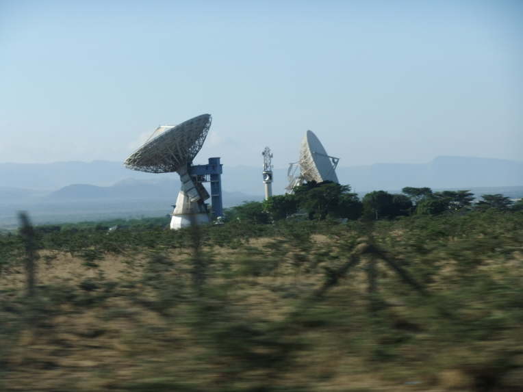 Die Satellitensch�sseln verbinden Kenia mit der Welt.